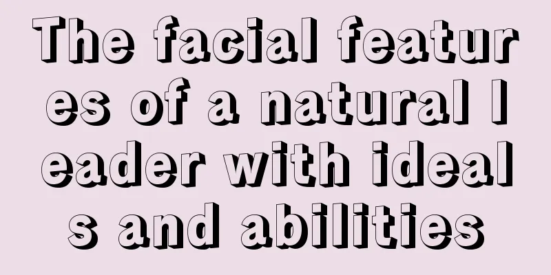 The facial features of a natural leader with ideals and abilities