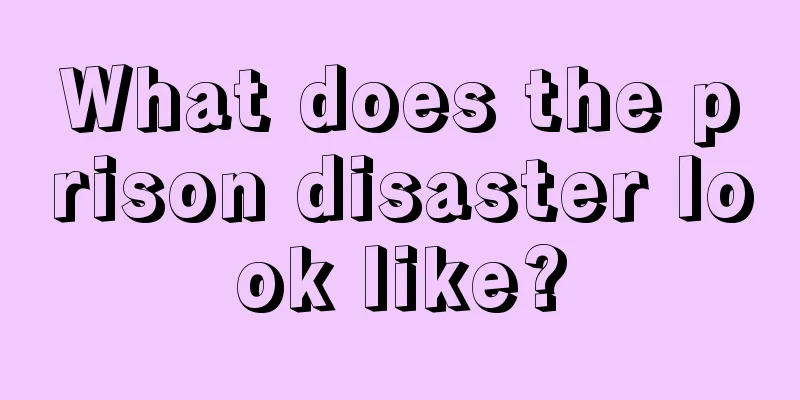 What does the prison disaster look like?