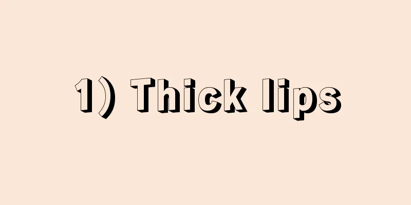 1) Thick lips