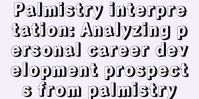 Palmistry interpretation: Analyzing personal career development prospects from palmistry