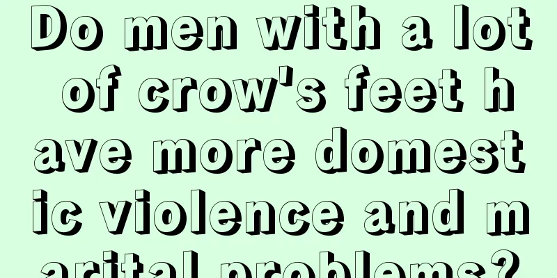 Do men with a lot of crow's feet have more domestic violence and marital problems?