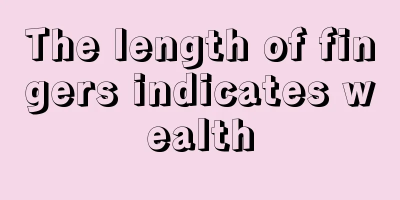 The length of fingers indicates wealth