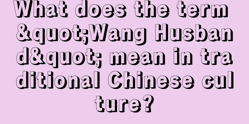What does the term "Wang Husband" mean in traditional Chinese culture?