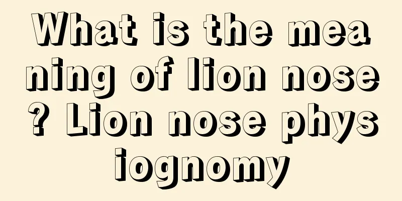 What is the meaning of lion nose? Lion nose physiognomy