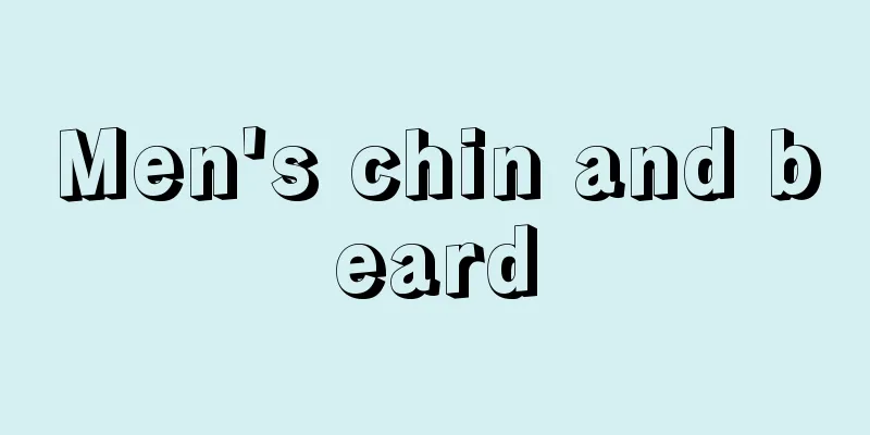 Men's chin and beard