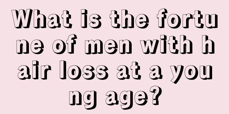 What is the fortune of men with hair loss at a young age?