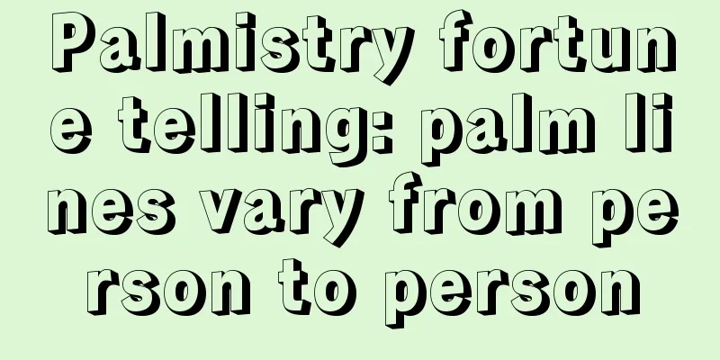 Palmistry fortune telling: palm lines vary from person to person