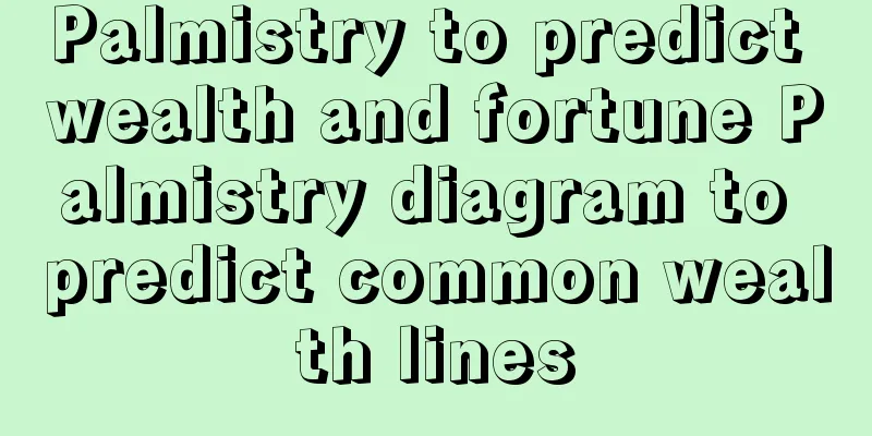 Palmistry to predict wealth and fortune Palmistry diagram to predict common wealth lines