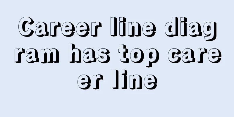 Career line diagram has top career line