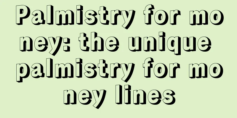 Palmistry for money: the unique palmistry for money lines