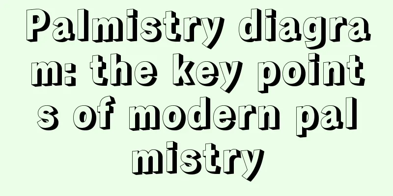 Palmistry diagram: the key points of modern palmistry