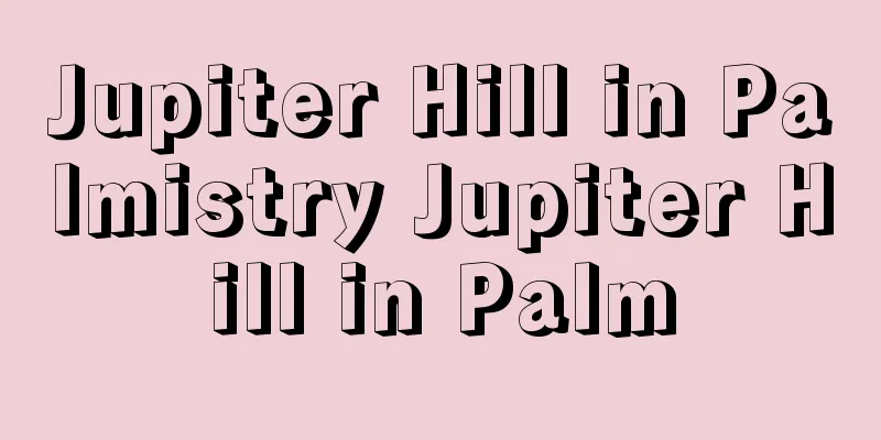 Jupiter Hill in Palmistry Jupiter Hill in Palm