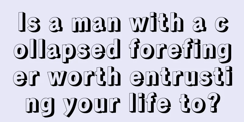Is a man with a collapsed forefinger worth entrusting your life to?