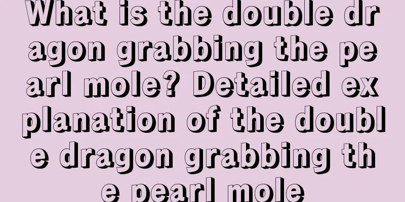 What is the double dragon grabbing the pearl mole? Detailed explanation of the double dragon grabbing the pearl mole