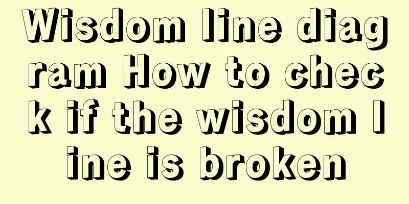 Wisdom line diagram How to check if the wisdom line is broken