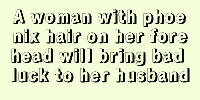 A woman with phoenix hair on her forehead will bring bad luck to her husband