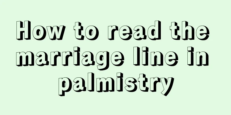How to read the marriage line in palmistry