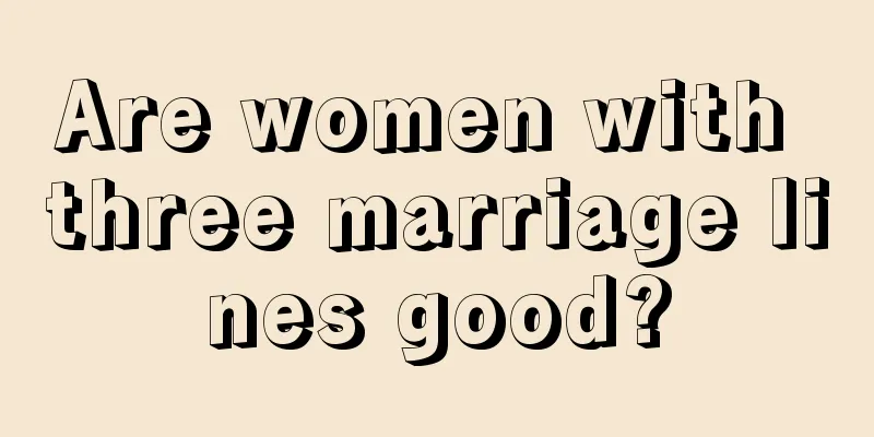 Are women with three marriage lines good?