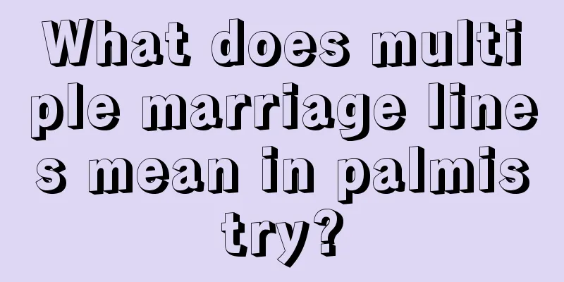 What does multiple marriage lines mean in palmistry?