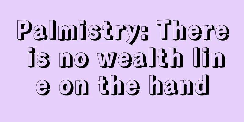 Palmistry: There is no wealth line on the hand