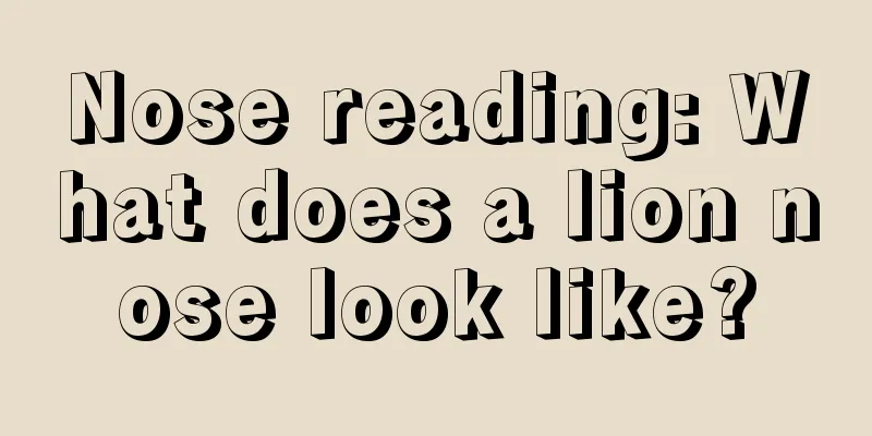 Nose reading: What does a lion nose look like?