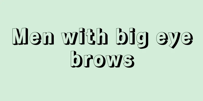 Men with big eyebrows
