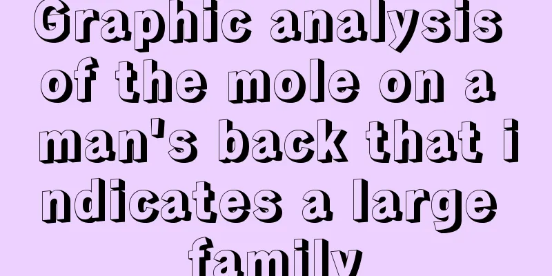 Graphic analysis of the mole on a man's back that indicates a large family