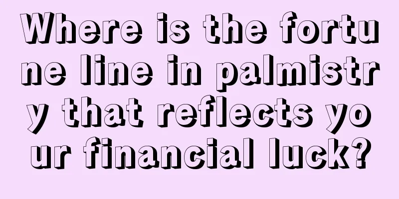 Where is the fortune line in palmistry that reflects your financial luck?