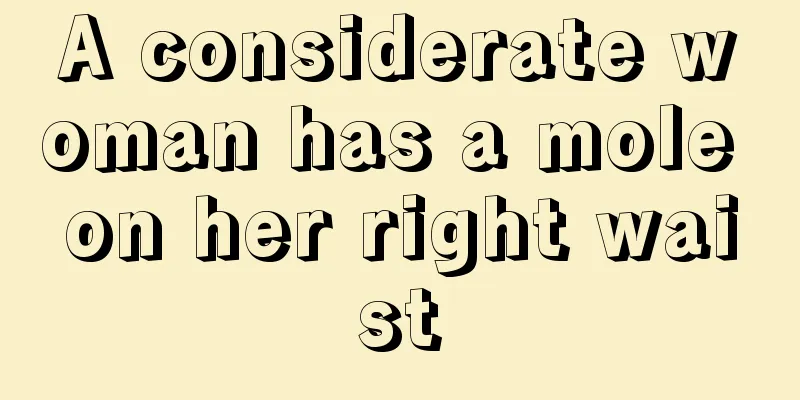 A considerate woman has a mole on her right waist