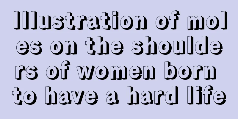 Illustration of moles on the shoulders of women born to have a hard life