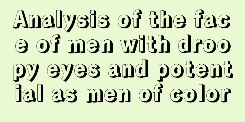 Analysis of the face of men with droopy eyes and potential as men of color