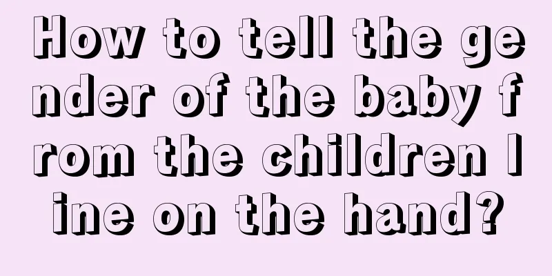 How to tell the gender of the baby from the children line on the hand?
