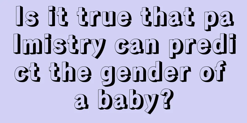 Is it true that palmistry can predict the gender of a baby?
