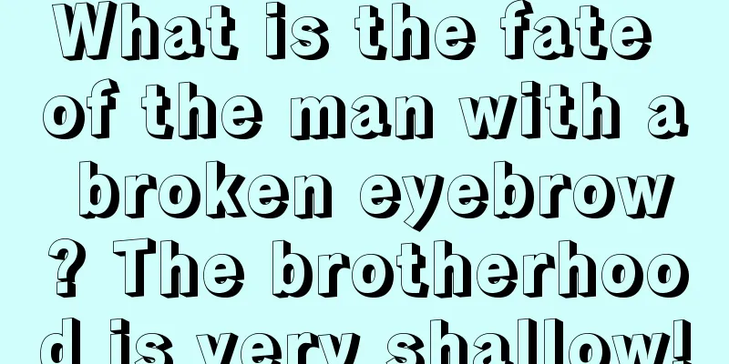 What is the fate of the man with a broken eyebrow? The brotherhood is very shallow!