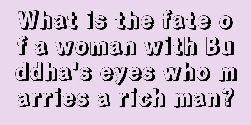 What is the fate of a woman with Buddha's eyes who marries a rich man?