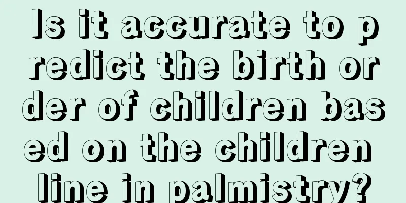 Is it accurate to predict the birth order of children based on the children line in palmistry?