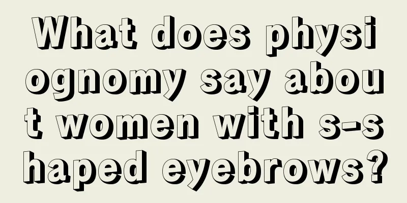 What does physiognomy say about women with s-shaped eyebrows?