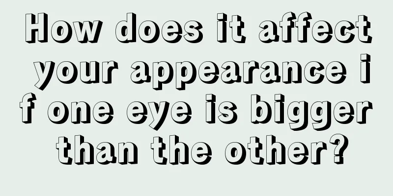 How does it affect your appearance if one eye is bigger than the other?