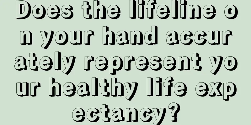 Does the lifeline on your hand accurately represent your healthy life expectancy?