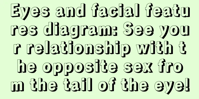 Eyes and facial features diagram: See your relationship with the opposite sex from the tail of the eye!