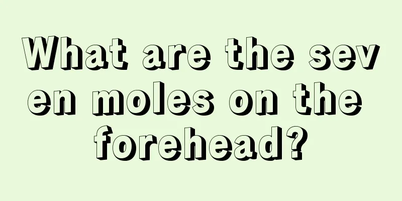 What are the seven moles on the forehead?