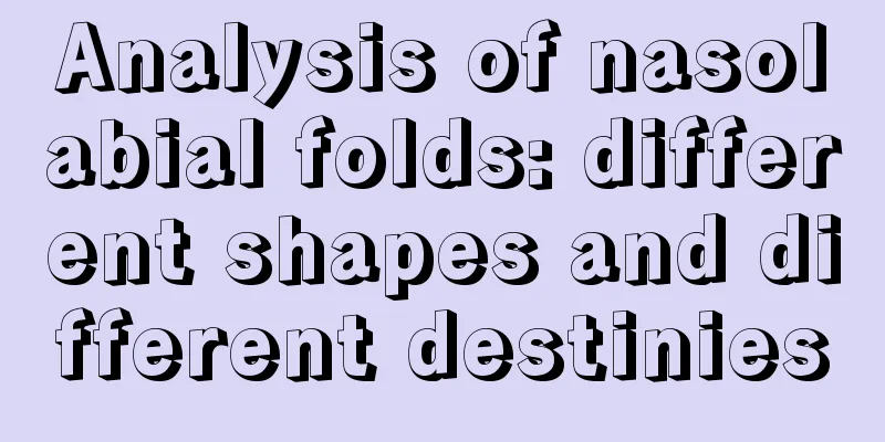 Analysis of nasolabial folds: different shapes and different destinies