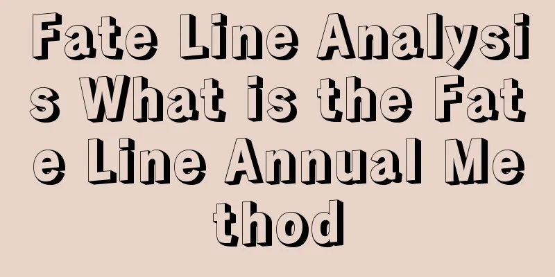 Fate Line Analysis What is the Fate Line Annual Method