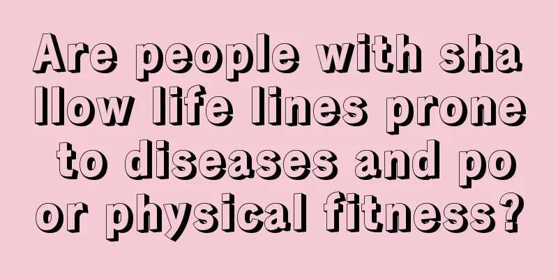 Are people with shallow life lines prone to diseases and poor physical fitness?