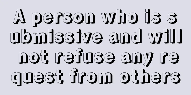 A person who is submissive and will not refuse any request from others