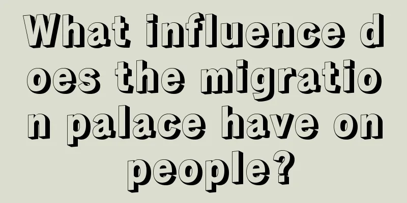 What influence does the migration palace have on people?
