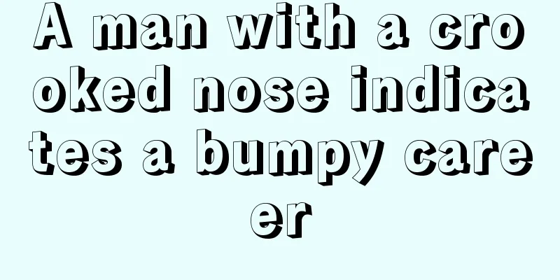 A man with a crooked nose indicates a bumpy career