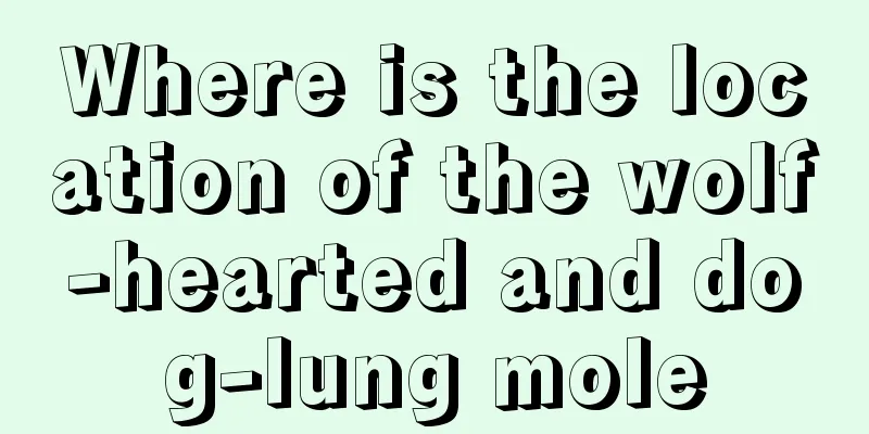Where is the location of the wolf-hearted and dog-lung mole