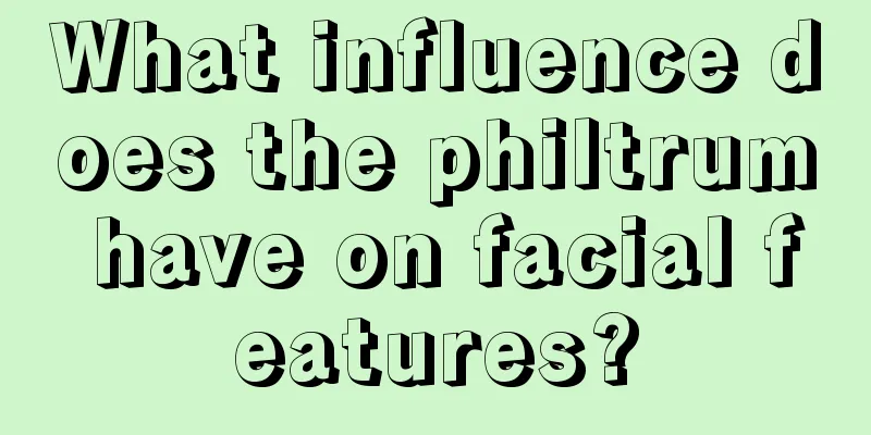 What influence does the philtrum have on facial features?