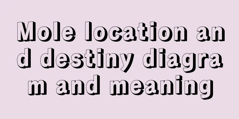 Mole location and destiny diagram and meaning
